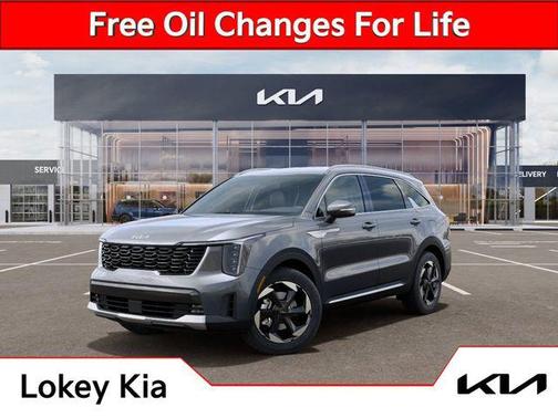 Steel Gray 2026 Kia Sorento Hybrid EX