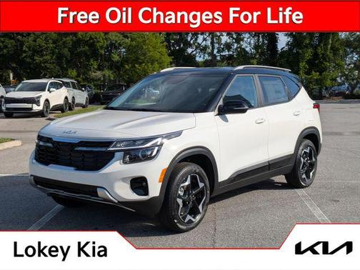 Clear White/Black Roof 2026 Kia Seltos S