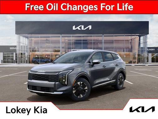 Steel Gray 2026 Kia Sportage Hybrid LX