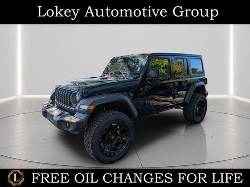 Black Clearcoat 2024 Jeep Wrangler Sport S