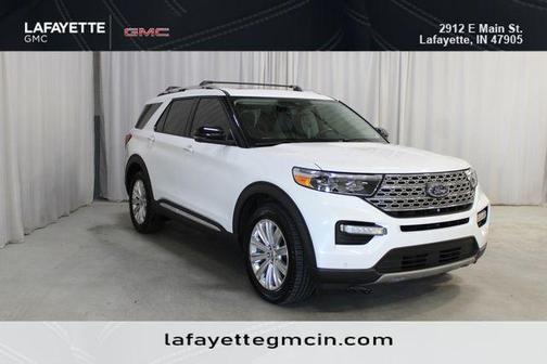 Star White Metallic Tri-Coat 2021 Ford Explorer Limited