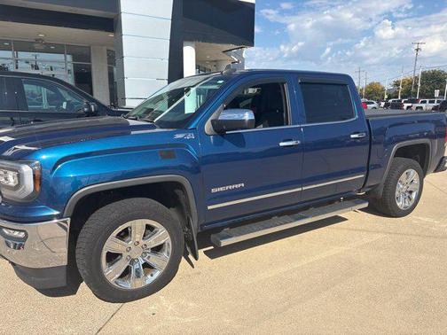 Blue Metallic 2018 GMC Sierra 1500 SLT