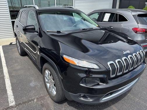 Brilliant Black Crystal Pearlcoat 2015 Jeep Cherokee Limited