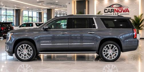 Satin Steel Metallic 2019 GMC Yukon XL Denali