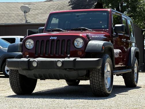 Burgundy 2010 Jeep Wrangler Unlimited Rubicon