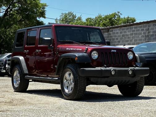 Burgundy 2010 Jeep Wrangler Unlimited Rubicon