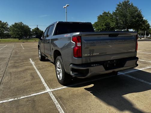Satin Steel Metallic 2021 Chevrolet Silverado 1500 Custom