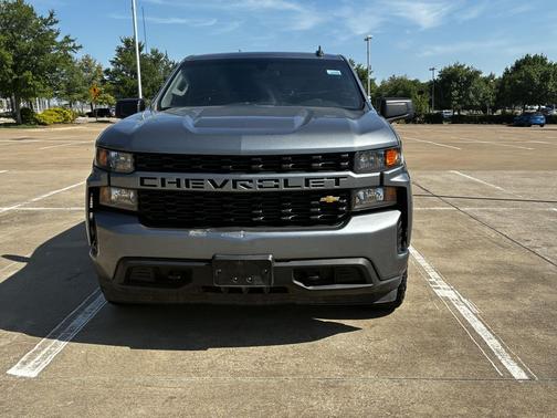 Satin Steel Metallic 2021 Chevrolet Silverado 1500 Custom