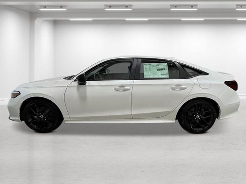 Platinum White Pearl 2026 Honda Civic Hybrid Sport