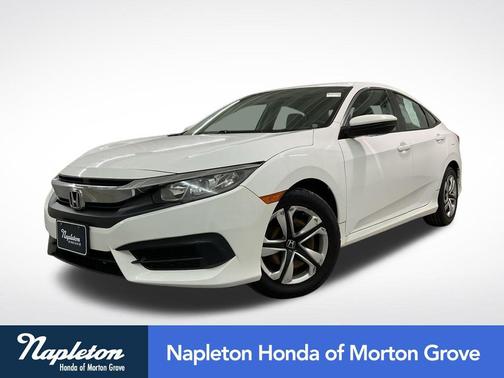 Taffeta White 2016 Honda Civic LX