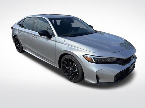 Solar Silver Metallic 2025 Honda Civic Sport