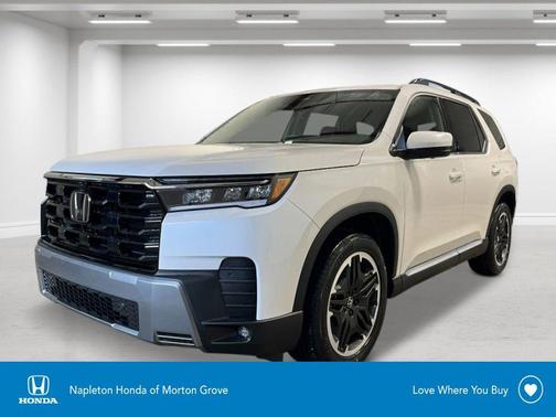 Platinum White Pearl 2026 Honda Pilot Touring 8-Passenger