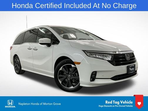Platinum White Pearl 2024 Honda Odyssey Elite