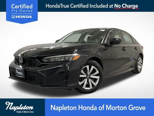Crystal Black Pearl 2026 Honda Civic LX