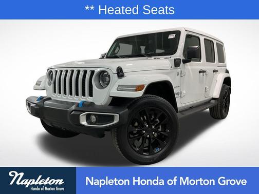 Bright White Clearcoat 2023 Jeep Wrangler 4xe Sahara