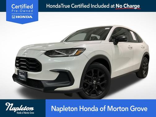 Platinum White Pearl 2023 Honda HR-V AWD Sport