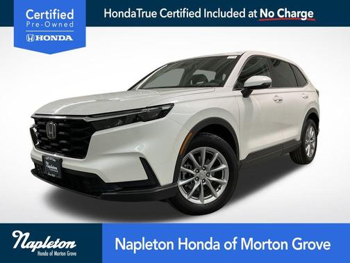 Platinum White Pearl 2026 Honda CR-V EX AWD