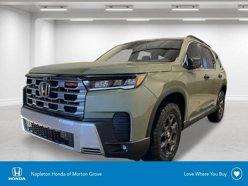 Ash Green Metallic 2026 Honda Pilot TrailSport