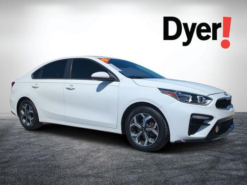 Clear White 2020 Kia Forte LXS