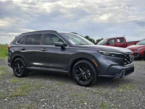 Meteorite Gray Metallic 2024 Honda CR-V Hybrid Sport
