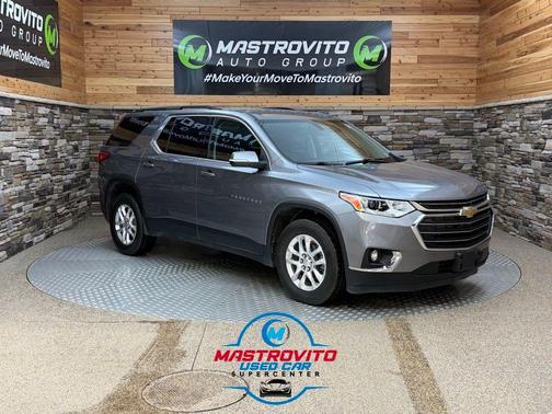 Satin Steel Metallic 2021 Chevrolet Traverse LT Cloth