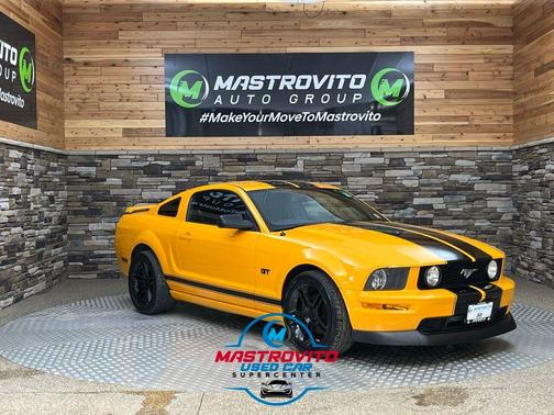 Yellow 2008 Ford Mustang GT Premium