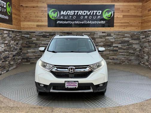 White 2019 Honda CR-V EX