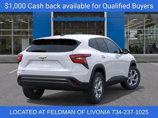 Summit White 2026 Chevrolet Trax LS