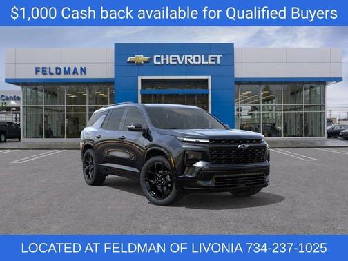 Mosaic Black Metallic 2026 Chevrolet Traverse RS