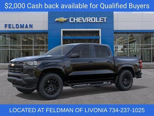 Black 2026 Chevrolet Colorado WT
