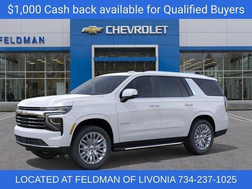 Summit White 2026 Chevrolet Tahoe LT