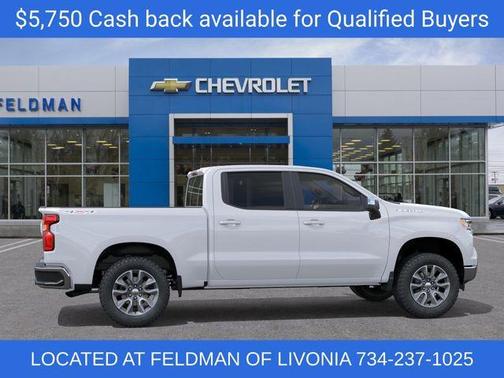 Summit White 2026 Chevrolet Silverado 1500 LT