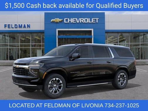 Black 2026 Chevrolet Suburban LS