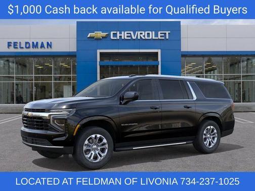 Black 2026 Chevrolet Suburban LS