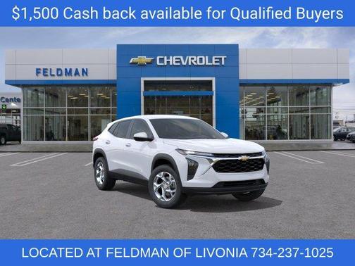Summit White 2026 Chevrolet Trax LS