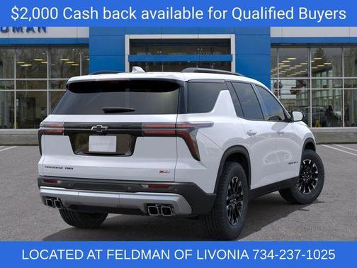 Polar White 2026 Chevrolet Traverse Z71