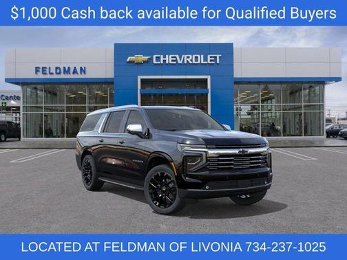Black 2026 Chevrolet Suburban Premier