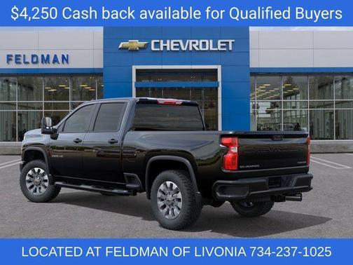 Black 2026 Chevrolet Silverado 2500 Custom