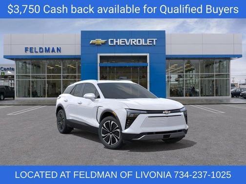 Summit White 2026 Chevrolet Blazer EV LT