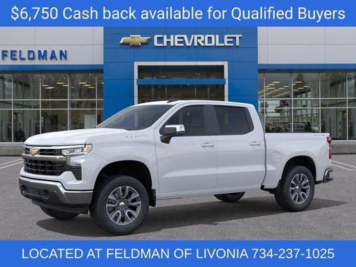 Summit White 2026 Chevrolet Silverado 1500 LT
