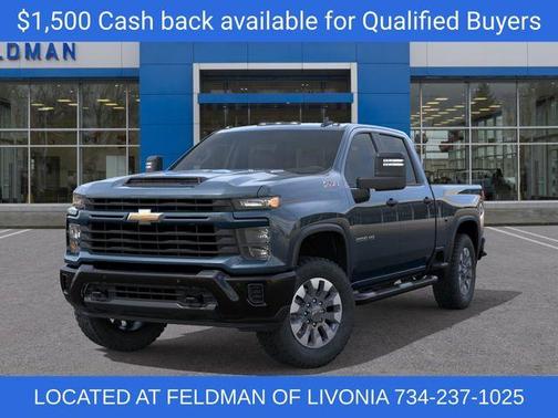 Lakeshore Blue Metallic 2026 Chevrolet Silverado 2500 Custom