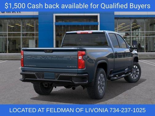Lakeshore Blue Metallic 2026 Chevrolet Silverado 2500 Custom