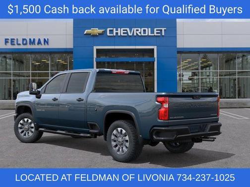Lakeshore Blue Metallic 2026 Chevrolet Silverado 2500 Custom