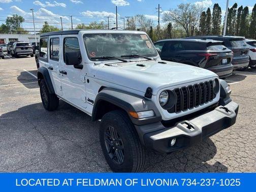 Bright White Clearcoat 2025 Jeep Wrangler Sport