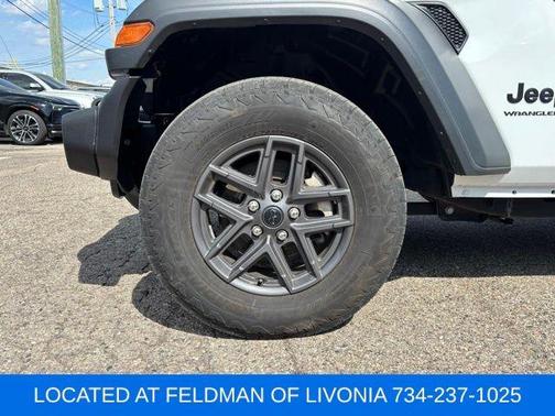 Bright White Clearcoat 2025 Jeep Wrangler Sport