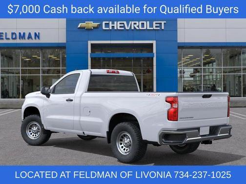 Summit White 2026 Chevrolet Silverado 1500 WT