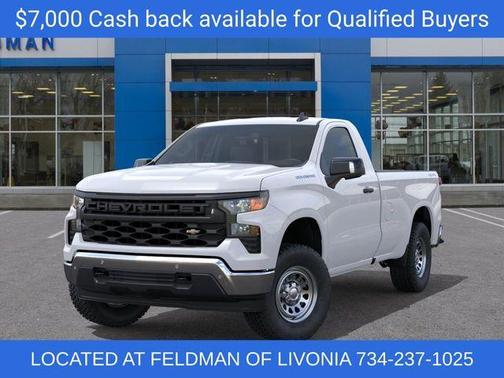 Summit White 2026 Chevrolet Silverado 1500 WT