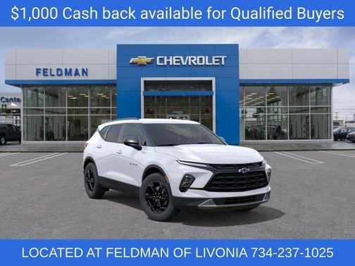 Summit White 2026 Chevrolet Blazer LT