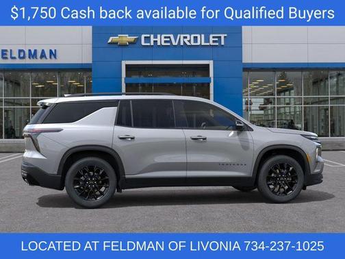 Sterling Gray Metallic 2026 Chevrolet Traverse LT