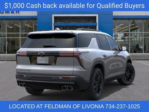 Sterling Gray Metallic 2026 Chevrolet Traverse LT